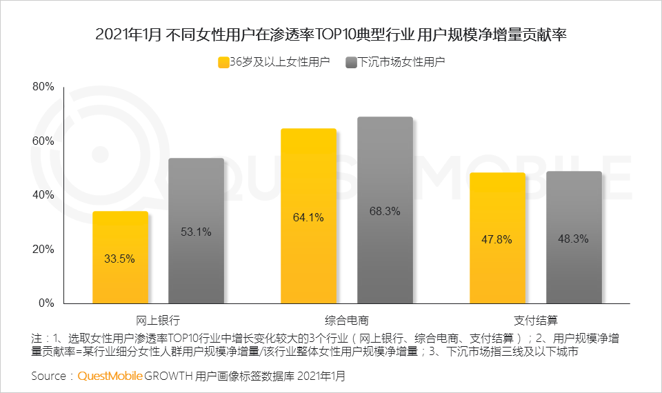 鳥哥筆記,行業動態,QuestMobile,她經濟,行業報告